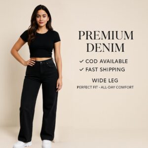 Black Loose Fit Baggy Jeans