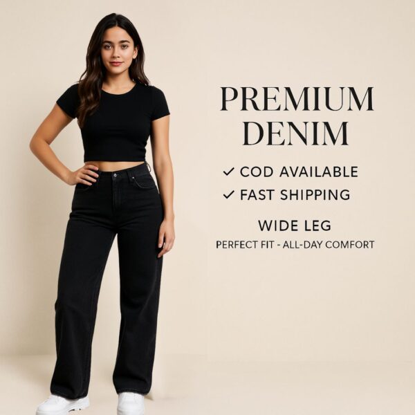 Black Loose Fit Baggy Jeans