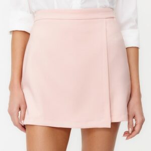 pink mini skirt