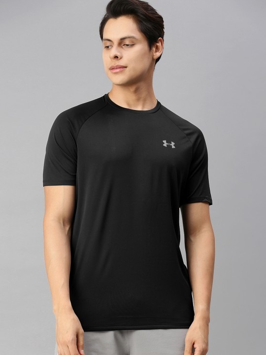 Gym Clothes for Men UNDER ARMOUR
Men Black Tech 2.0 Solid T-Shirt