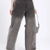 Grey 90s High-Rise Baggy Jeans