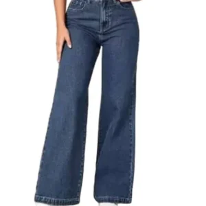 Dark Blue Wide-Leg jeans