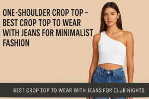 One-Shoulder Crop Top – Best Crop Top to Wear with Jeans for Club Nights