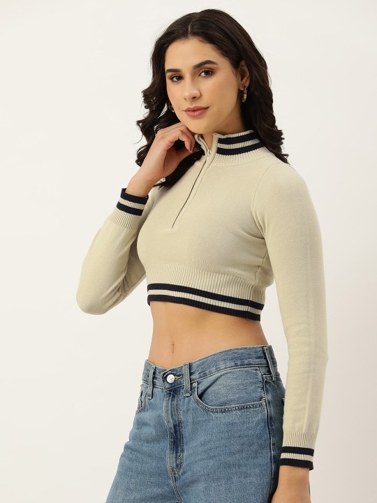 FOREVER 21
Ribbed Pure Cotton Crop Top